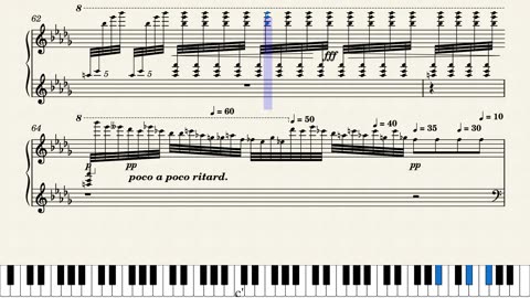 Glinka - The Lark (from A Farewell to Saint Petersburg No 10) Piano Solo arr. (Noten, sheet music)