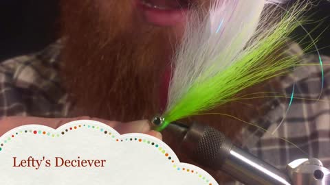 How to tie the Lefty's Deceiver saltwater streamer fly