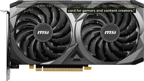 Conquer the Gaming World with the MSI Gaming GeForce RTX 3060: Unmatched Power and Precision