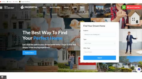 Best Real estate website design for property business