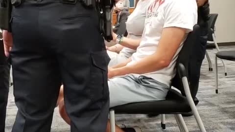 Woman Kicked Out By Police at School Board Meeting