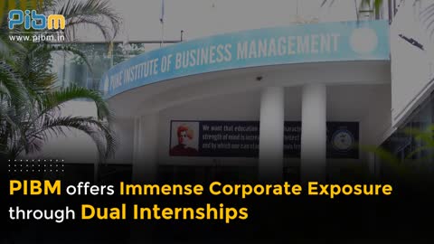 Internships at B-School: An Important Step in Career Journey | PIBM Pune