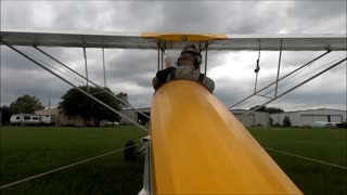 Pietenpol Air Camper flight returning from local Fly in