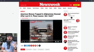 American PANICS Learning Biden Abandoned Her, Admin LIED That Americans Chose To Stay In Afghanistan