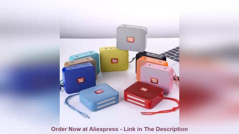 ⭐️ Mini Portable TG166 Bluetooth Speaker Wireless Music Subwoofer USB Speakers 3D Stereo Surround