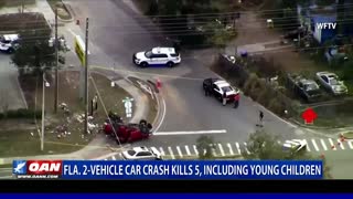 Fla. 2-vehicle car crash kills 5, including young children