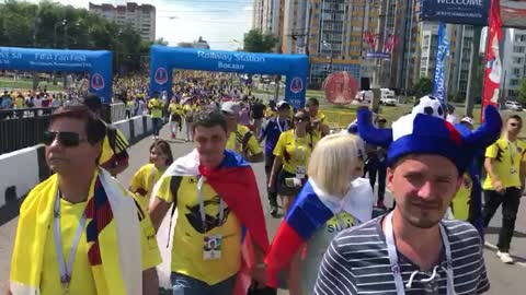 Otros videos de los hinchas de colombia en Rusia