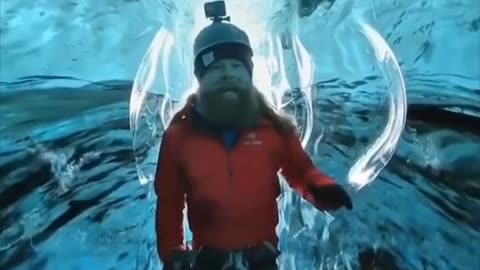 Antarctica's underground ice tunnel