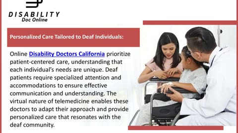 How Can Online Disability Doctors California Help Deaf People?