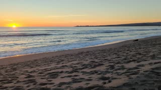 Glowing Beach Sunset