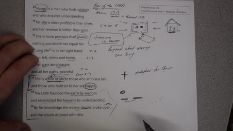Proverbs 3:13-20 Third Discourse Part II: Blessings of Wisdom