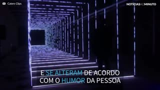 Corredor luzes LED é controlado com a mente!