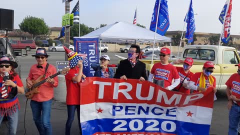 Vietnamese Americans for Trump in Orang county