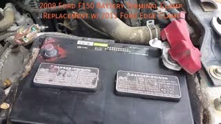 2009 Ford F150 Battery Terminal Clamp Replacement w/ 2011 Ford Edge Clamp