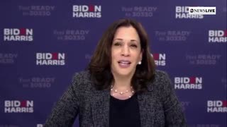 Kamala Harris brags about "Harris Administration"