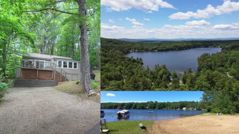 For Sale: Home in Lake Community in Central New Hampshire [ Gilmanton, NH real estate video in 4K ]