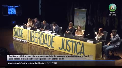 Eduardo Trindade CRM-RS e Paulo Schutz Audiência Pública Liberdade🆚Passaporte Sanitário ALERGS
