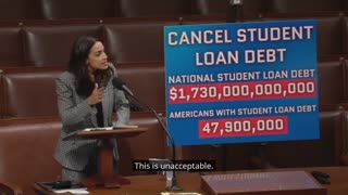AOC Demands American Public Pay Off Her $17k in Student Loans
