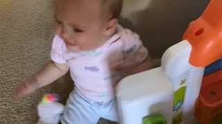 Dramatic Child Gets Teary Around Toy