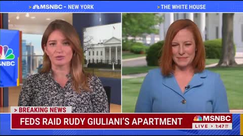 Psaki: Giuliani Raid Was Independent Action Of White House