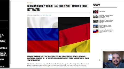 German Energy concerns start to hit