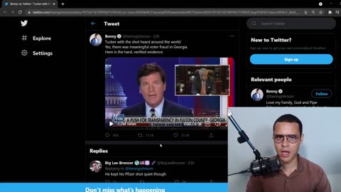 Tucker Carlson REPORTS on Georgie Voter Fraud