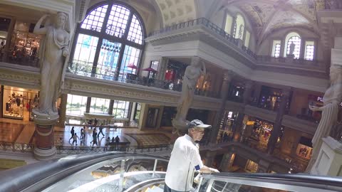 A walk-trough the Forum Shops at Caesars Palace in Las Vegas.