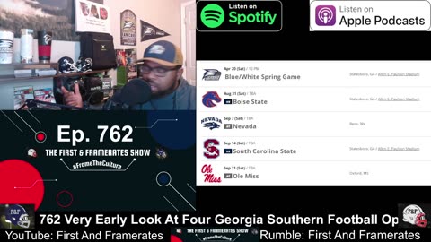 Ep. 762 Very Early Look At Four Georgia Southern Football Opponents