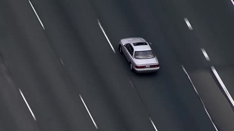 7/29/17: Car Chase Freeway Pit Maneuver - Unedited