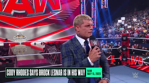 Cody Rhodes vs. Brock Lesnar – Road to SummerSlam 2023: WWE Playlist