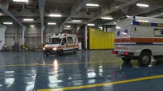 De ferry a hospital para el coronavirus en Génova