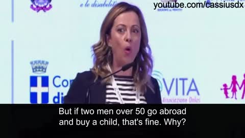 Giorgia Meloni's electrifying speech at the World Congress of Families, English subtitles