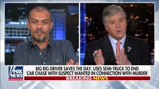 Trucker speaks out after stopping car chase involving murder suspect