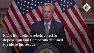 Kevin McCarthy Ousted As Speaker Of The House