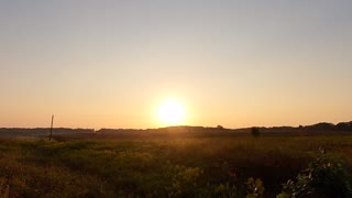 Sunrise time lapse