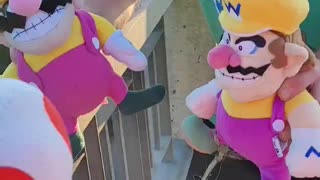 Wario Goes Bungee Jumping Off A Bridge