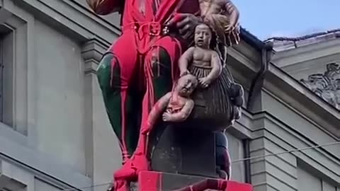 Switzerland - Satanic statue since 1545