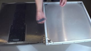 How to prepare the Beamforming Microphone Array Ceiling Tile (BMA CT / BMA CTH) for Painting