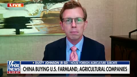 Rep. Dusty Johnson on China buying farmland: 'Food security is national security'