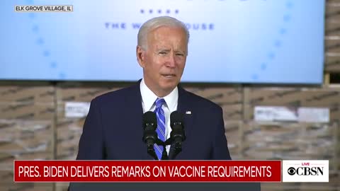 Biden Lies That Vaccines Stop the Spread of Covid