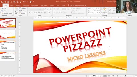 PowerPoint Microlesson - How to navigate in your presentation