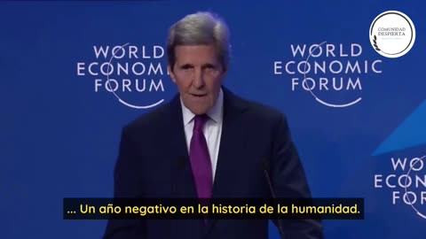 Davos 2024: John Kerry dice que "2023... fue literalmente el año más perturbado