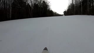 Wrong way skiing