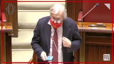 sgarbi parla in parlamento: Finirete davanti in tribunale