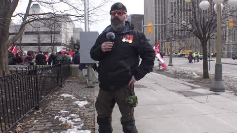 Interview with Alex @ Ottawa Freedom Rally - March 26, 2022