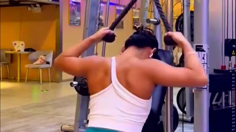 gym videos, muscle girl Tiktok