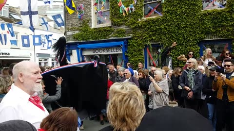 Blue Ribbon Obby Oss - Padstow - May Day - 2018