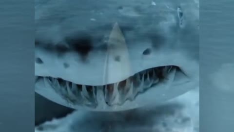 Scary but Cute Sharks & Whale in the Sea
