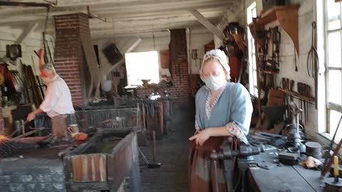 Blacksmith Shop 1776 Colonial Williamsburg