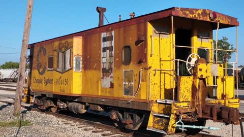 The Chessie Caboose at the Plymouth Historical Museum